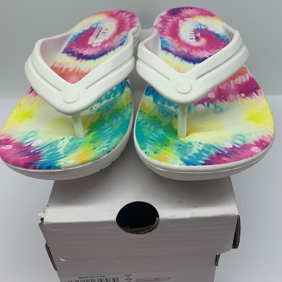 Skechers Womens Bay Breeze spontaneous Size 6 Color White/Multicolor - Picture 6 of 7
